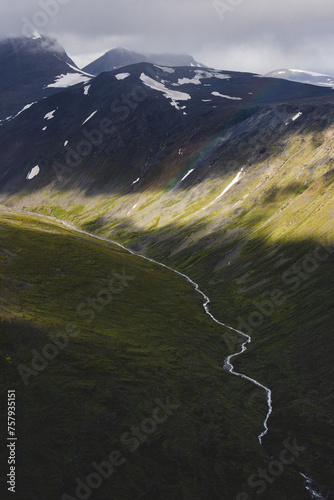 River Rijddanjunjesjågåsj in Sarvesvagge photo