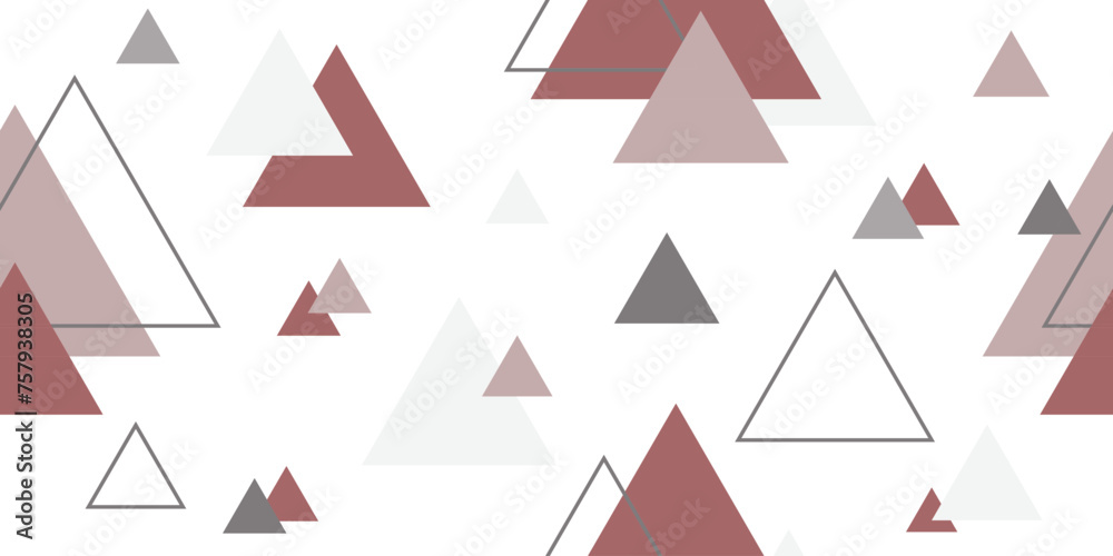 Abstract nordic triangle seamless pattern design in pastel colors, for decoration interior,print posters, wrapping paper in modern scandinavian style in vector.Pattern on changeable white background. Abstract nordic triangle seamless pattern design in pastel colors, for decoration interior,print posters, wrapping paper in modern scandinavian style in vector.Pattern on changeable white background.