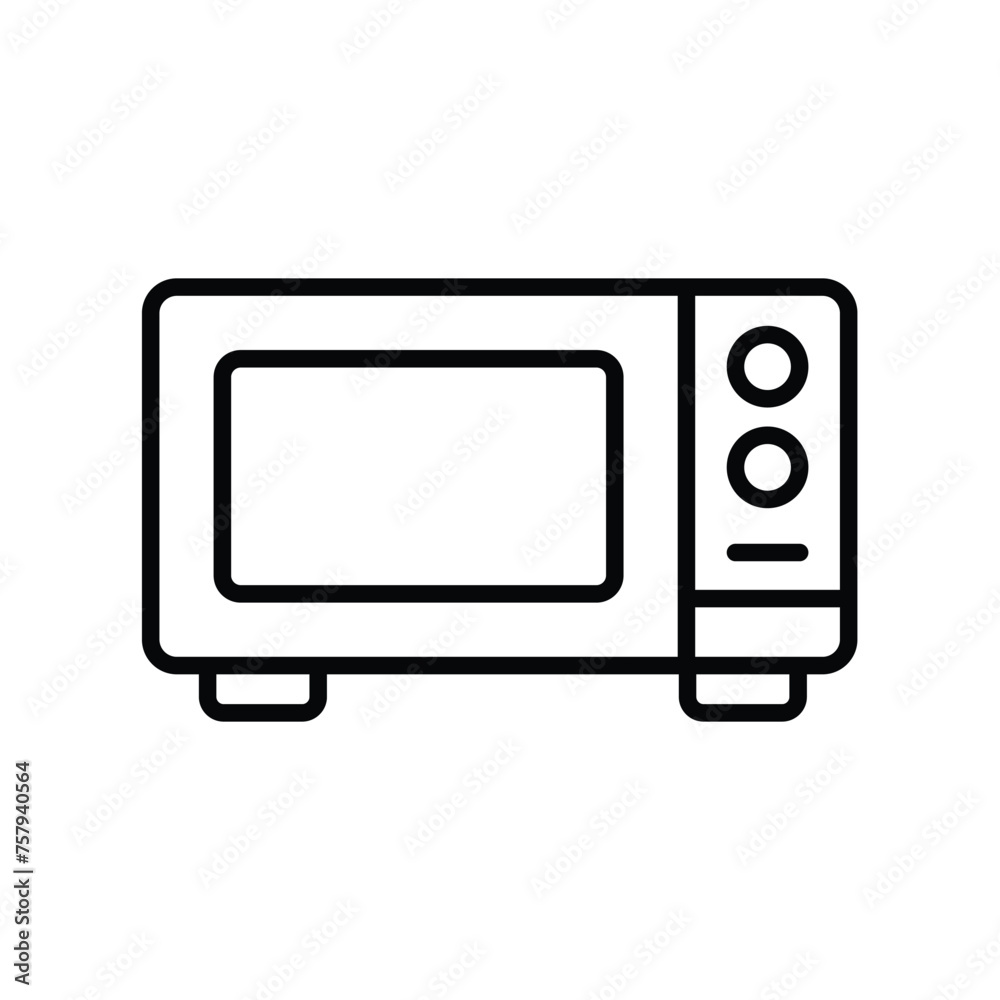 microwave icon with white background vector stock illustration microwave icon with white background vector stock illustration