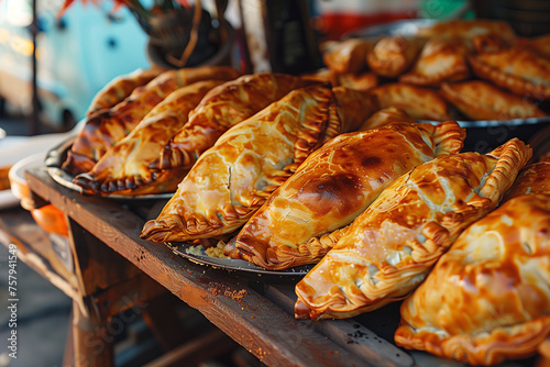 Empanadas - small pastries filled with various fillings such as meat, cheese, potato, or vegetables