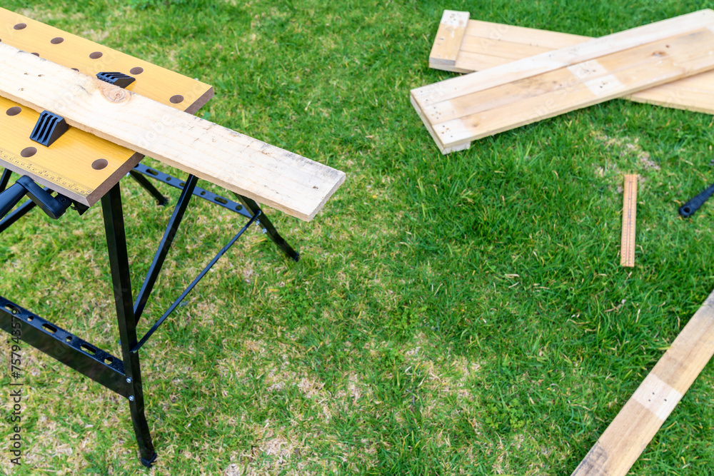 Pallet wood recycling as a source of material for DIY project Pallet wood recycling as a source of material for DIY project