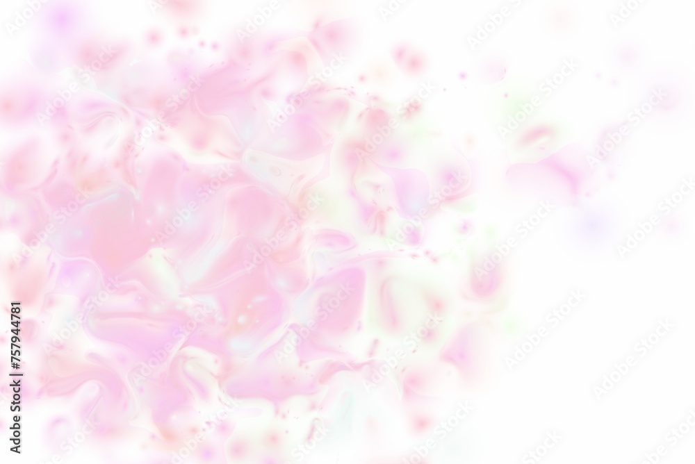花びらのような華やかなイメージの抽象的模様の背景素材　春　ピンク背景
