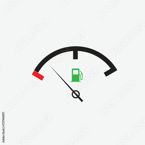 Fuel icon vector flat style best seller logo template