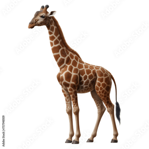 Whimsical Giraffe PNG Graphic: Playful Image of Tall Animal - Giraffe PNG, Giraffe Transparent Background - Giraffe PNG Image 