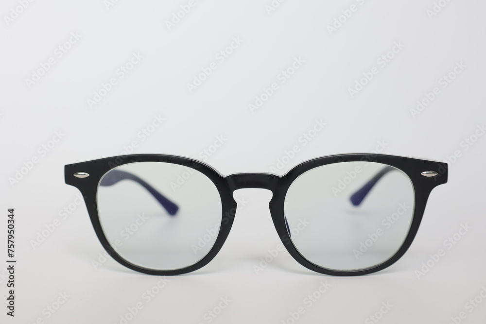 glasses on white background glasses on white background