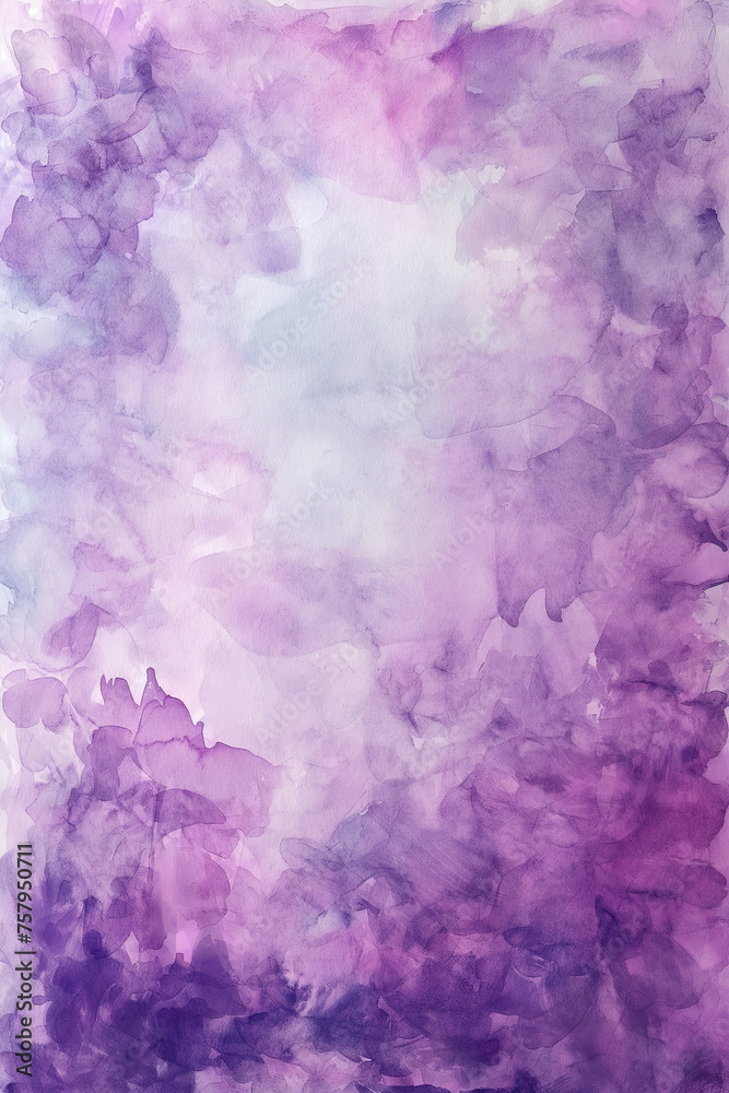 Abstract purple hues merge together in a watercolor texture that exudes elegance and creativity