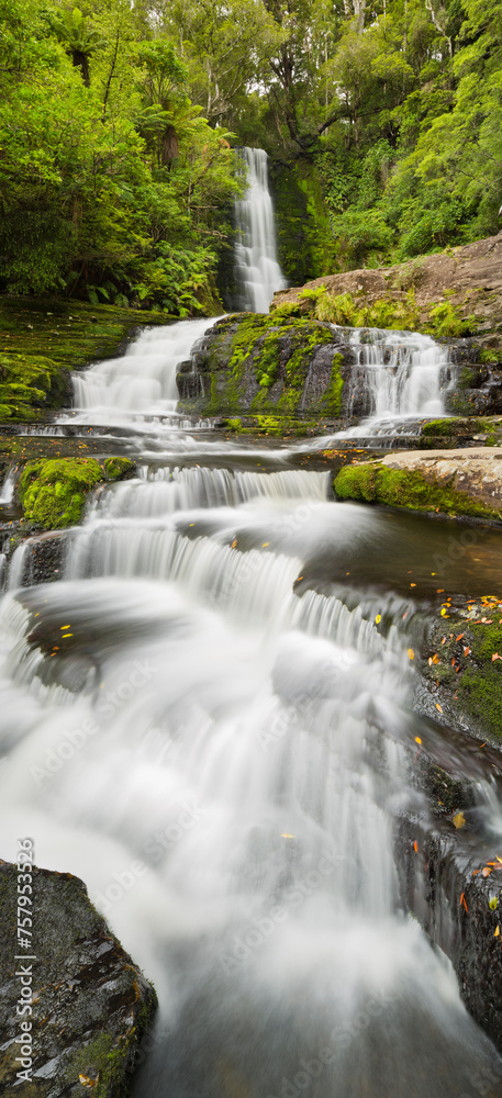 Fototapeta premium Upper McLean Falls, Catlins, Southland Südinsel, Neuseeland