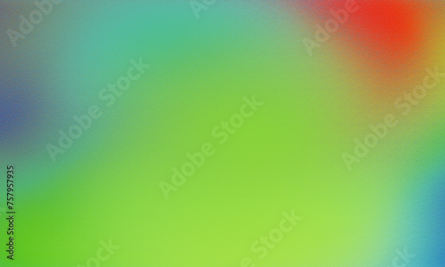 4K Digital grainy gradient noise effect. green blue red abstract background.