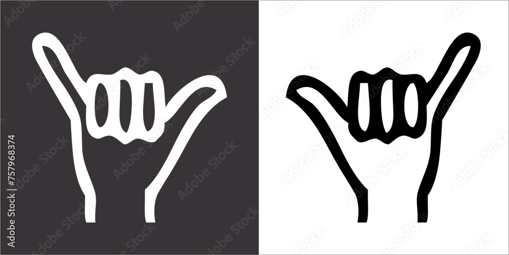 Fototapeta premium Illustration vector graphics of surf icon