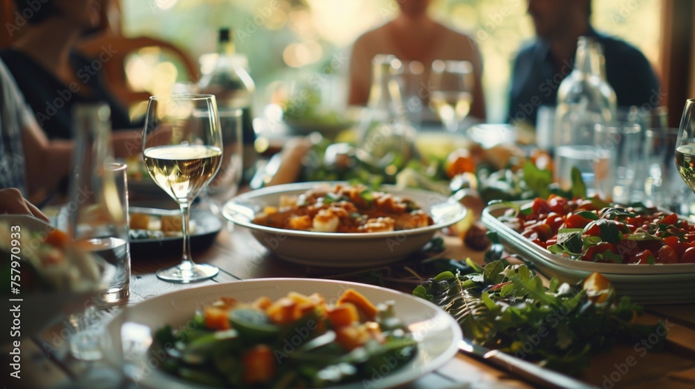 table with snacks