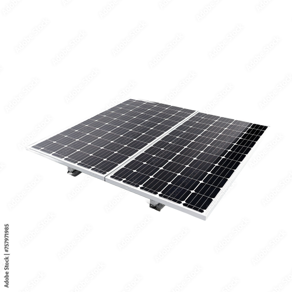 Photovoltaic solar panels on white or transparent background Photovoltaic solar panels on white or transparent background