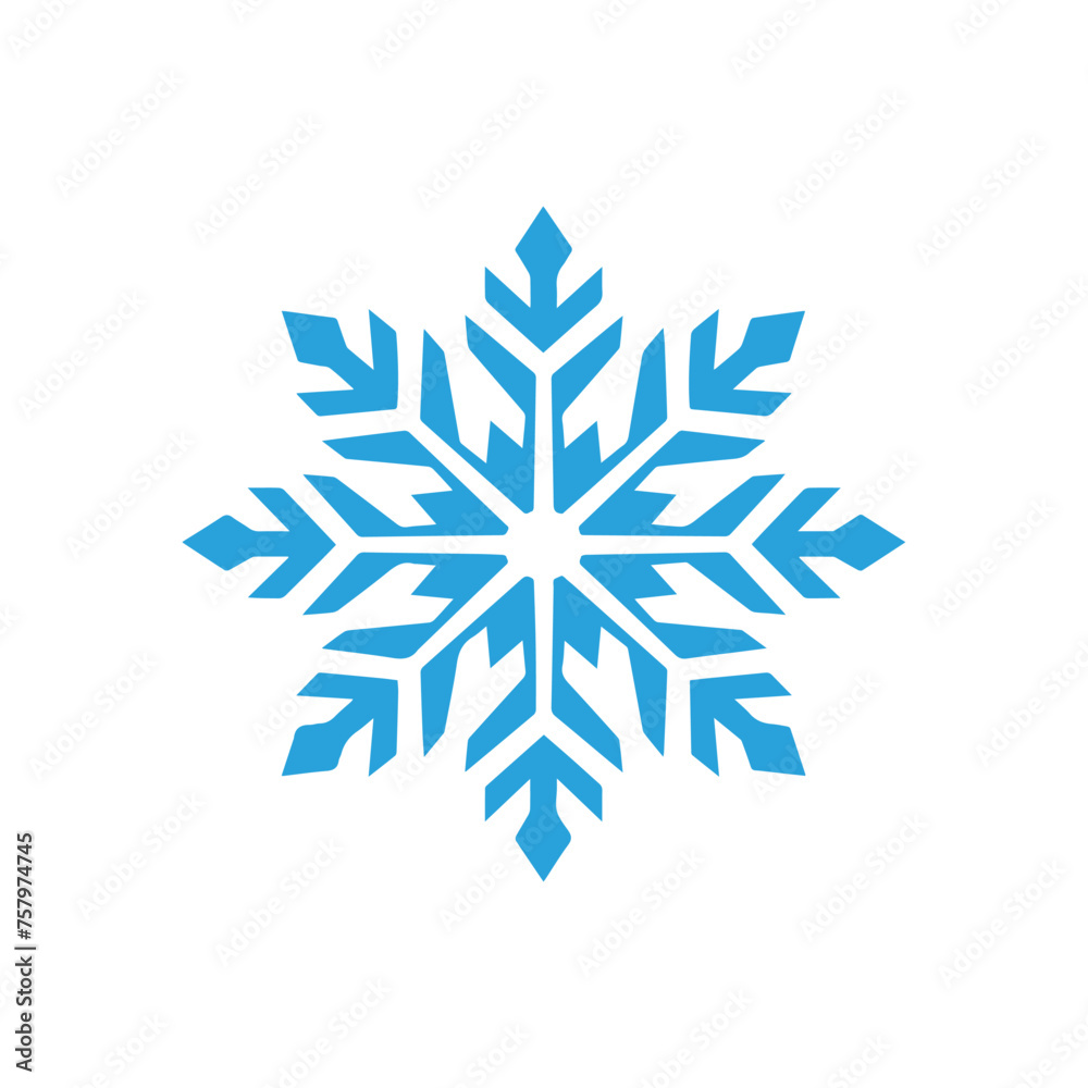 Snow icon on a white background. Vector illustration in flat style. Snow icon on a white background. Vector illustration in flat style.