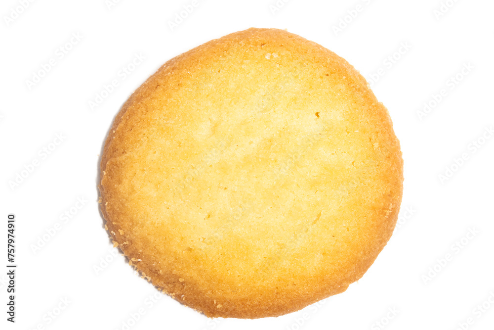 Danish butter cookies the country style cookie top view isolated on white background clipping path Danish butter cookies the country style cookie top view isolated on white background clipping path