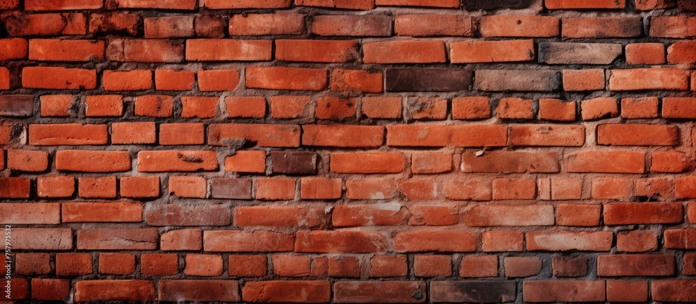Vibrant Red Brick Wall Texture Background with Detailed Rough Surface for Urban Design Projects Vibrant Red Brick Wall Texture Background with Detailed Rough Surface for Urban Design Projects