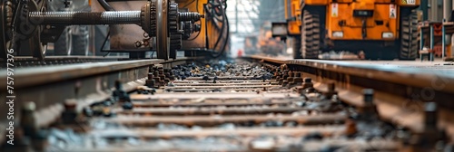 The steady hum of machinery fills the air, a testament to the ingenuity of mankind as it shapes the world around it