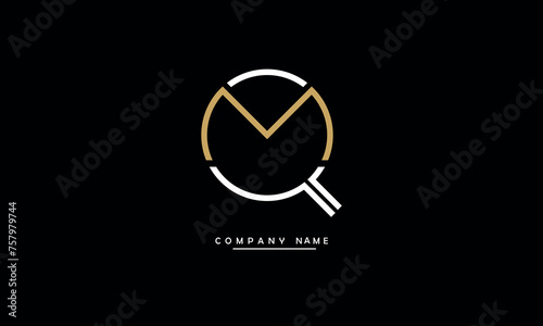 MQ, QM, M, Q Abstract Letters Logo Monogram photo