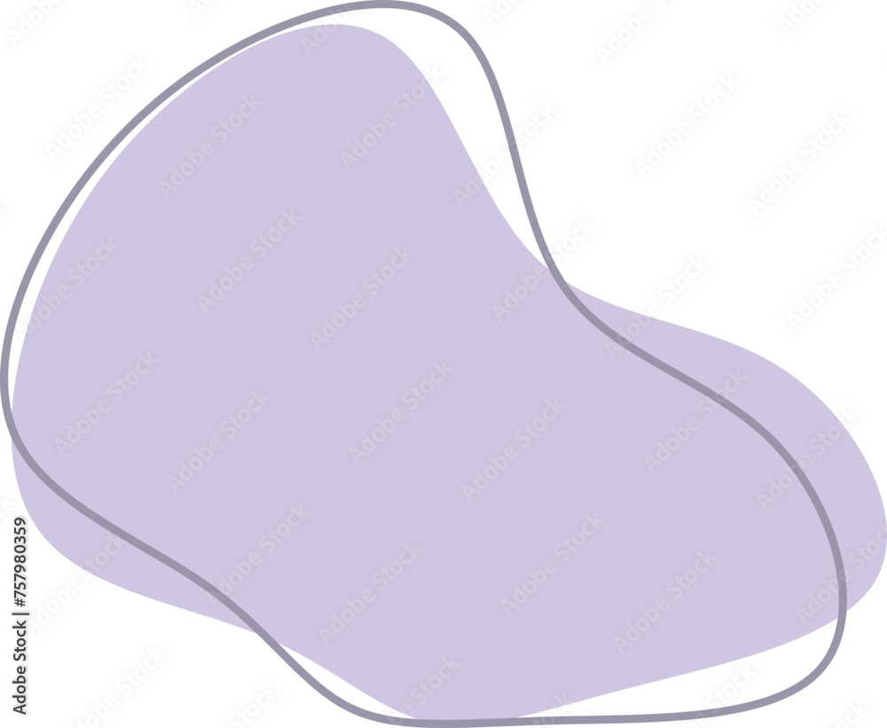 Abstract shape illustration Abstract shape illustration