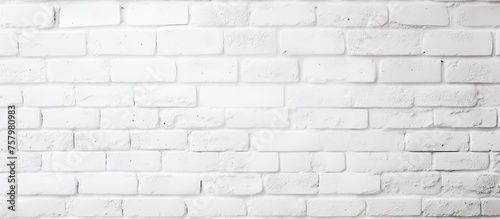 Textured White Brick Wall - Background Design Featuring Rustic Surface with Urban Vibe