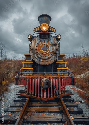 a train on the tracks