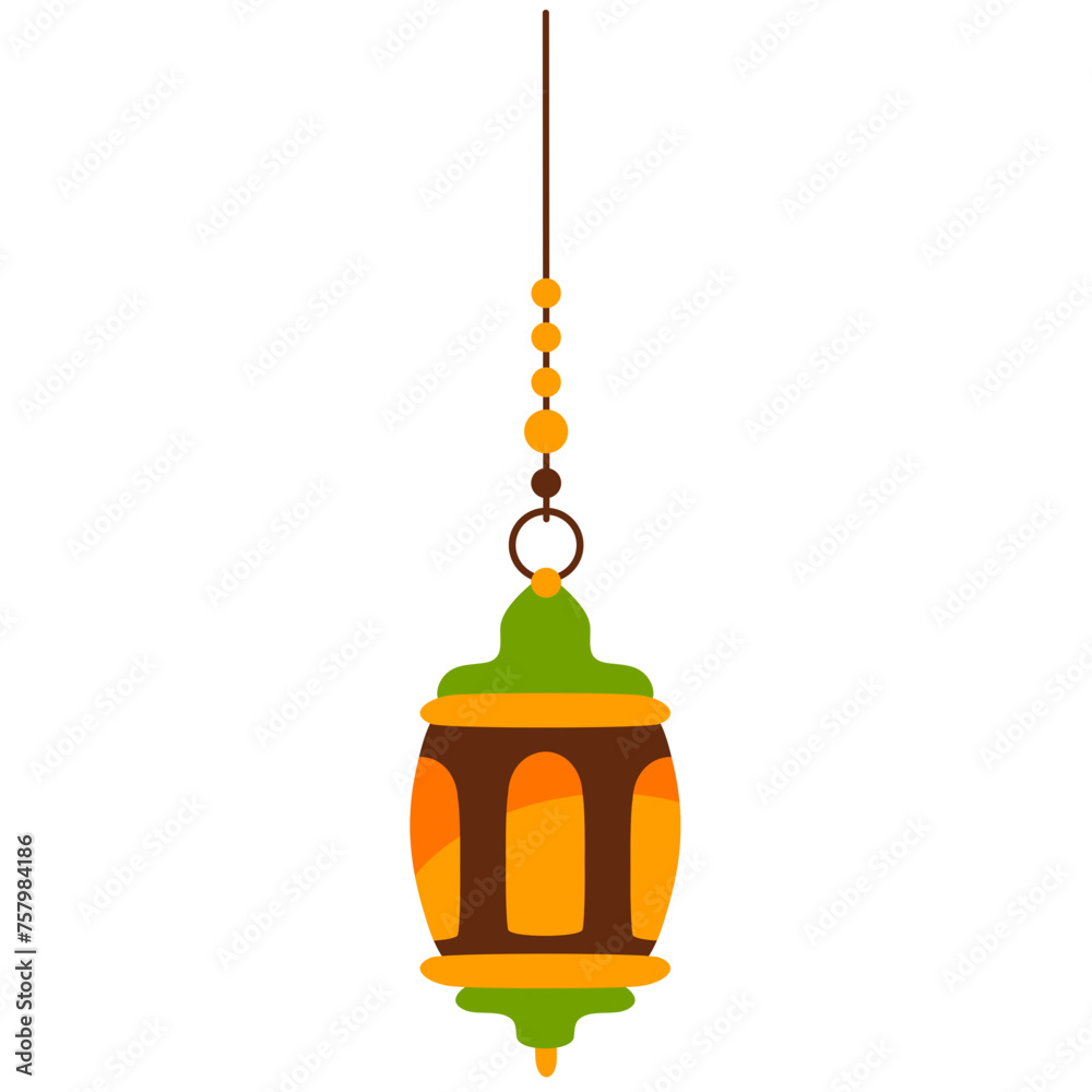 Islamic Hanging Lantern Vector Islamic Hanging Lantern Vector