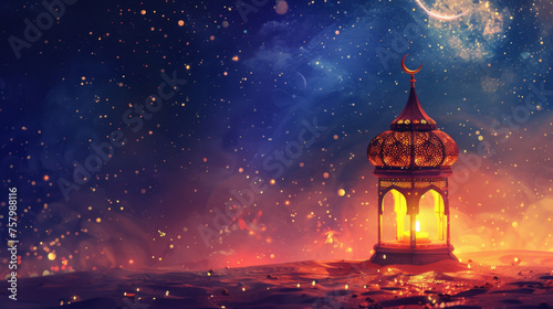 Background for Ramadan and religious occasions photo