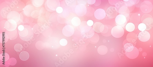 Light Pink bokeh pattern. Unique halftone style with gradient for business branding.
