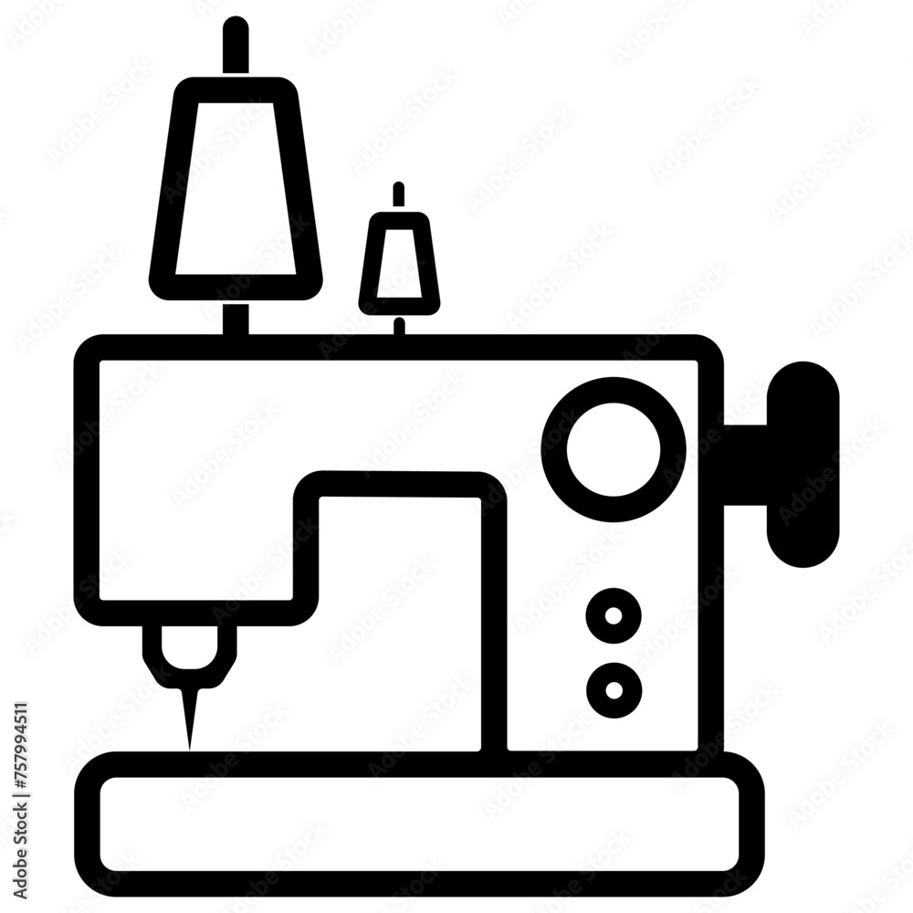 electric sewing machine icon vector illustration symbol electric sewing machine icon vector illustration symbol