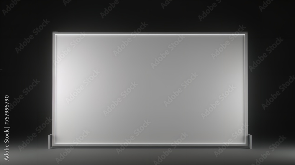 Projection Screen Isolated on Transparent Background Projection Screen Isolated on Transparent Background