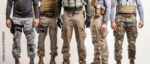 American military uniform lower body