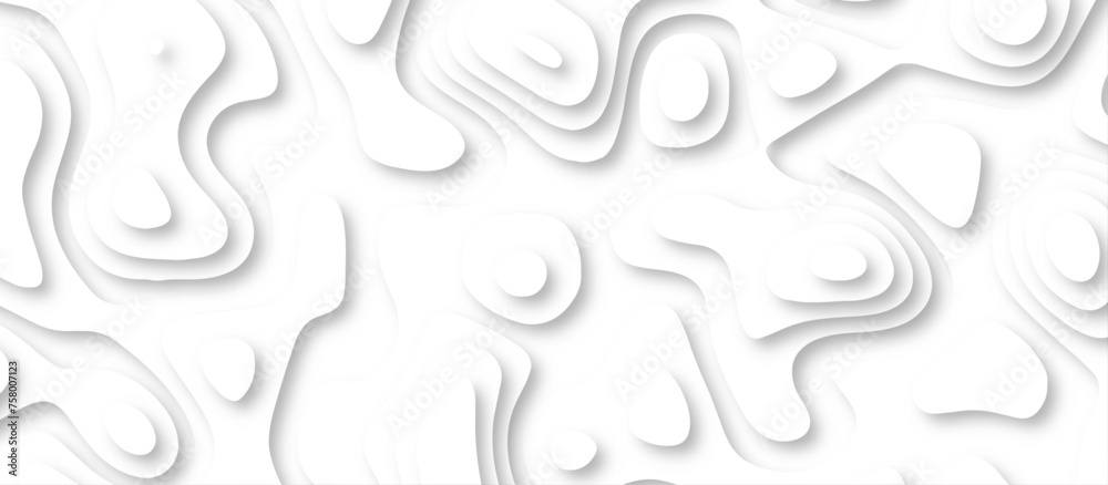 3d render, abstract white paper background. Paper cut vector art background banner texture. multi layer cutout geometric pattern on vector, Abstract soft white background with waves. 3d render, abstract white paper background. Paper cut vector art background banner texture. multi layer cutout geometric pattern on vector, Abstract soft white background with waves.