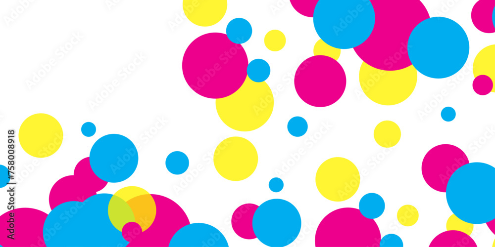 Color Rain Top Illustration. Festival Shine Card. Flying Invitation. Color Confetti Transparent Pattern. Polka Transparent Invitation background.