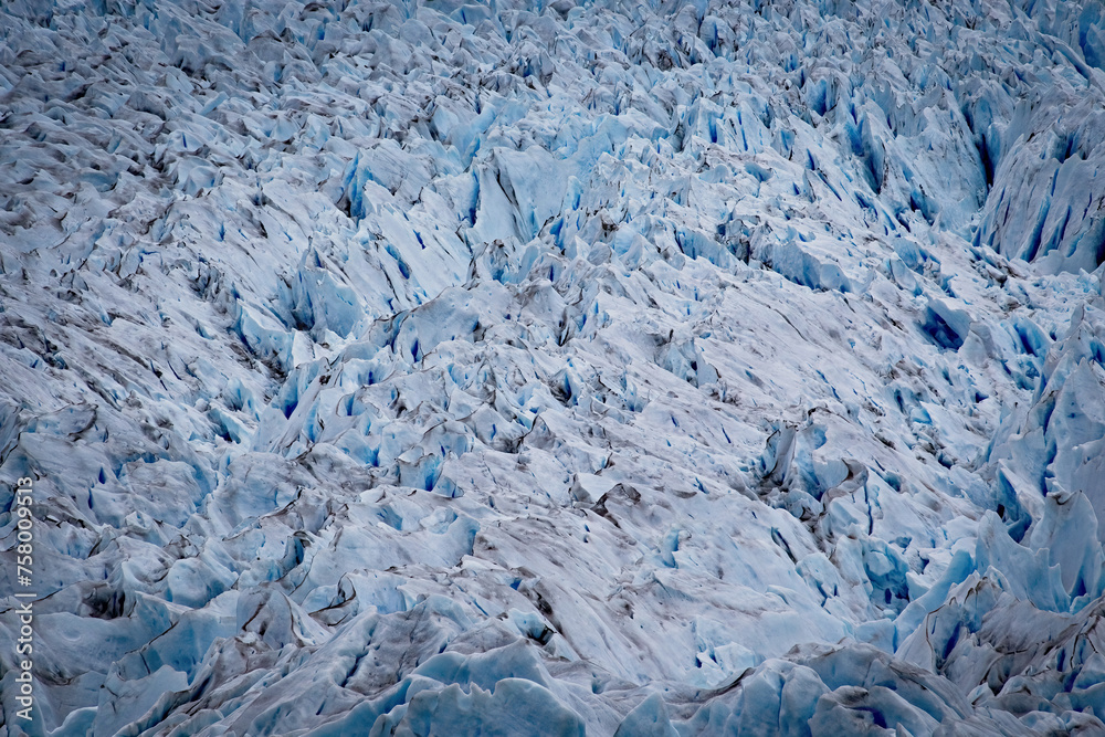 Perito Moreno Glacier in Los Glaciers National Park in Patagonia, Argentina. Blue ice Glacier, ancient ice, El Calafate, Patagonia