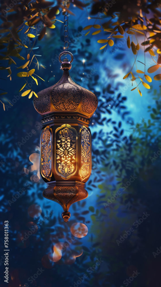 Happy eid ul fitr islamic background social media poster design