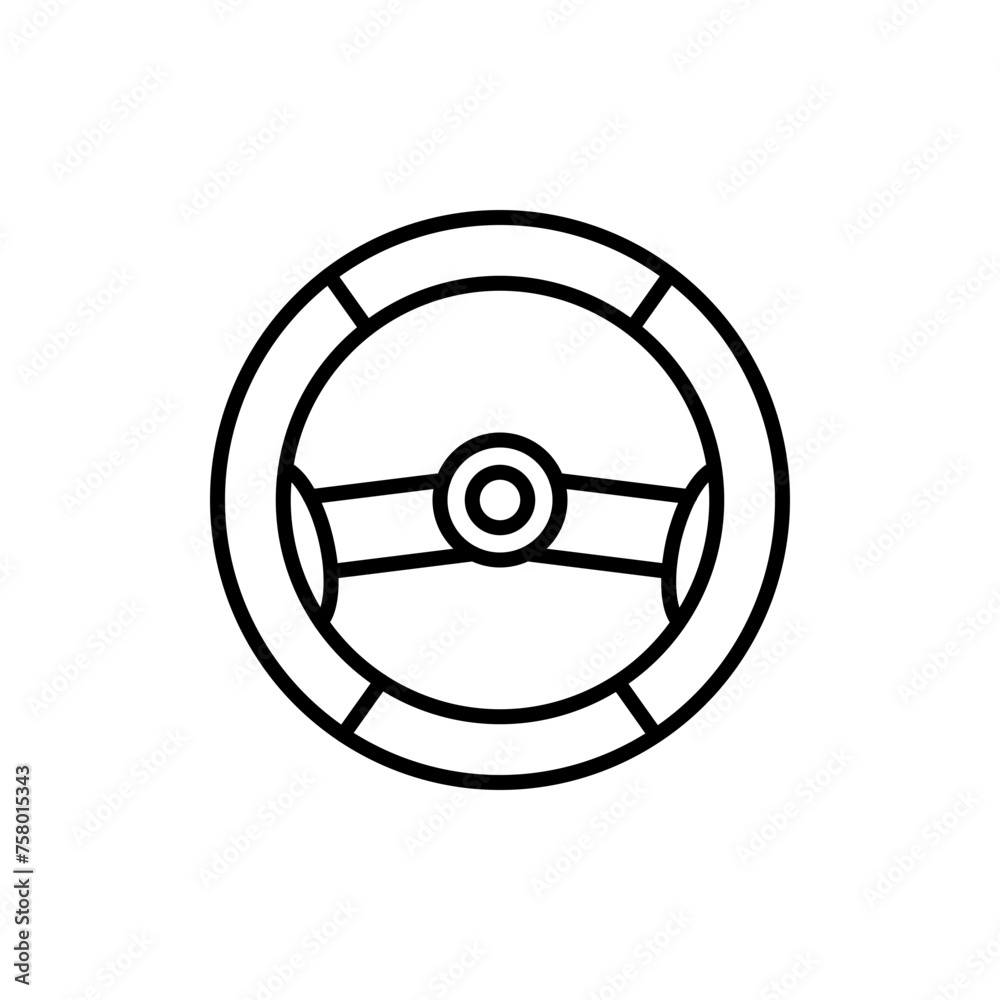 Steering wheel outline icons, minimalist vector illustration ,simple transparent graphic element .Isolated on white background Steering wheel outline icons, minimalist vector illustration ,simple transparent graphic element .Isolated on white background