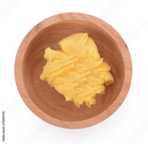 butter isolated on white background.