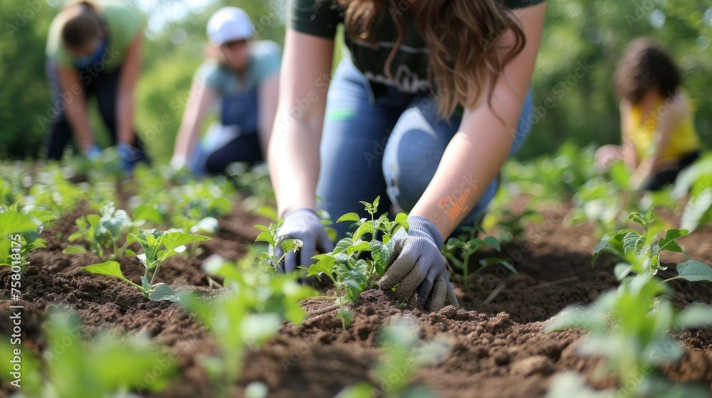 Hosting a community garden planting event to kick off the gardening season Hosting a community garden planting event to kick off the gardening season