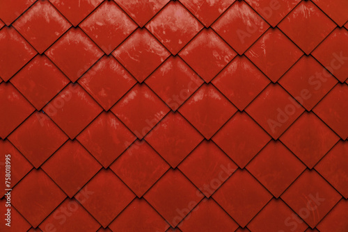 Diamond shaped fish scale t...