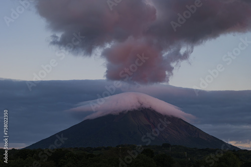 4/01/2024 Ometepe Nicaragua. Concepción – one of two volcanoes located on Ometepe, an island in Lake Nicaragua
