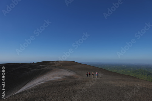 10/01/2024 Nicaragua,Cerro negro volcano boarding, south american volcano