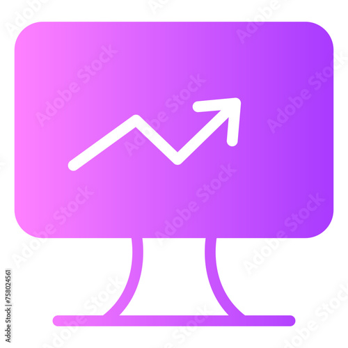 analytics gradient icon