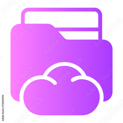 backup copy gradient icon