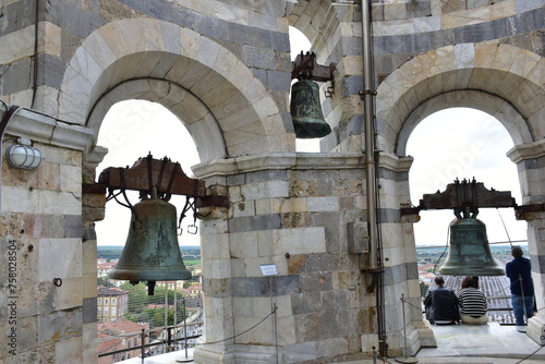 Obraz na płótnie Campane. Campanile torre di Pisa w salonie