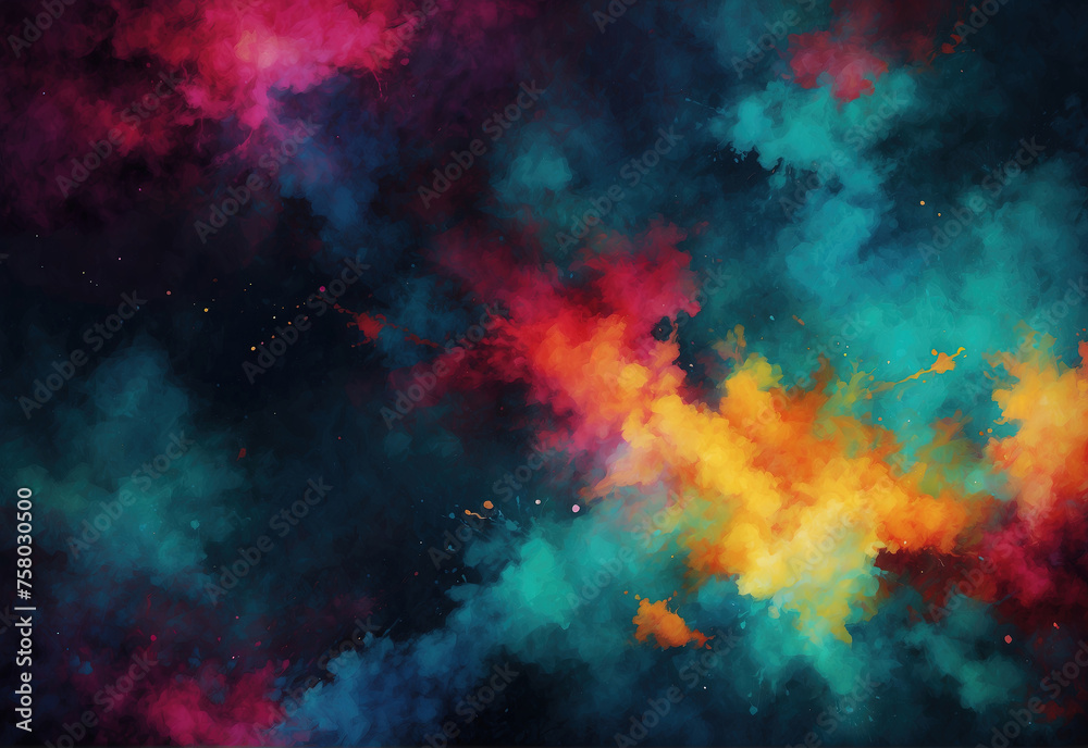 Colorful Clouds Abstract Background, Abstract Smoke Background.