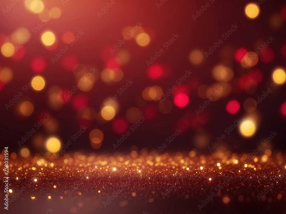 Gold particles on a Green abstract background Gold particles on a Green abstract background