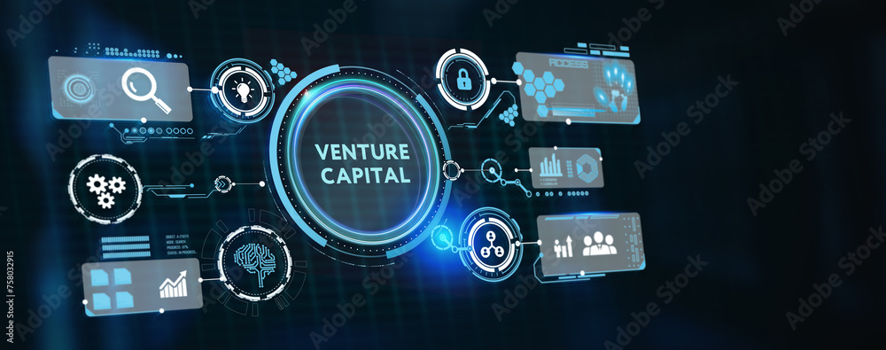 Venture capital. Investor capital. 3d illustration Venture capital. Investor capital. 3d illustration
