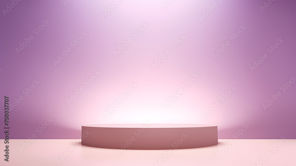 Light trails on podium, minimal abstract product placement background Light trails on podium, minimal abstract product placement background