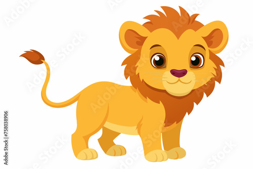 cute baby lion svg file