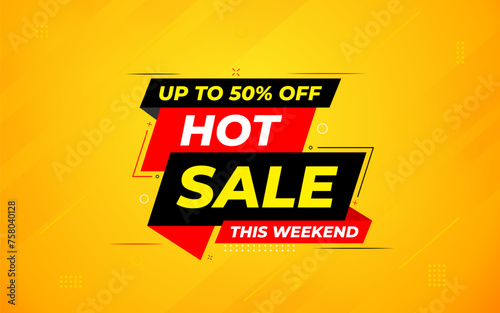 Hot sale price offer deal vector labels templates. Product discount festival tag design. Super Sale pormotion banner template. Flat sale Vector Illustration.