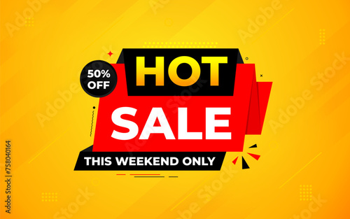 Hot sale price offer deal vector labels templates. Product discount festival tag design. Super Sale pormotion banner template. Flat sale Vector Illustration.