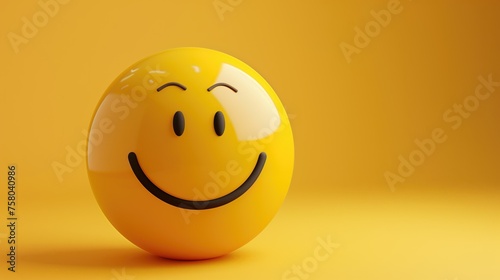Yellow Egg With Smiley Emoji Face Drawn On It